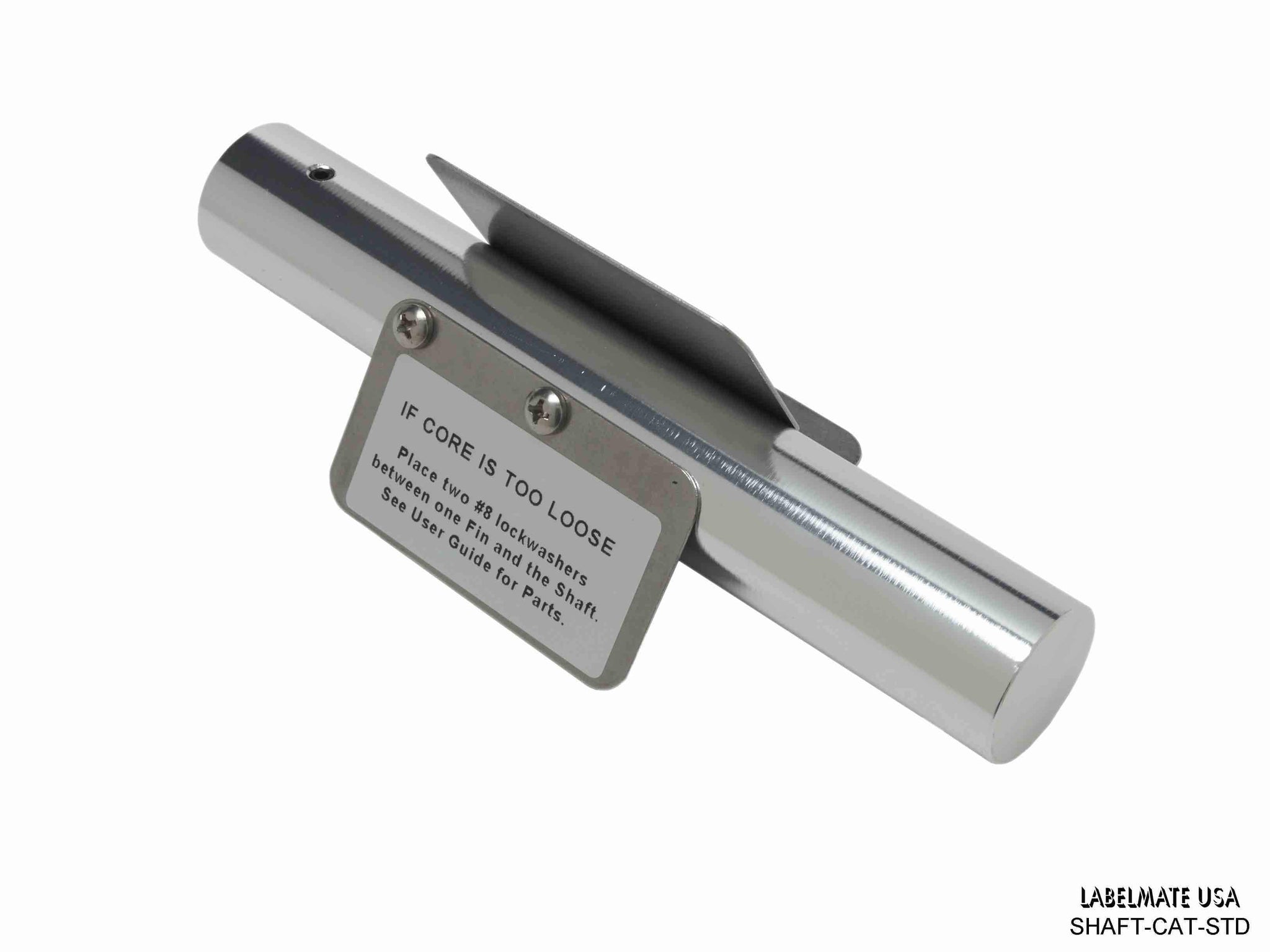 Cat3 Labels 6” Wide Standard Fin-Style Rewind Shaft 3